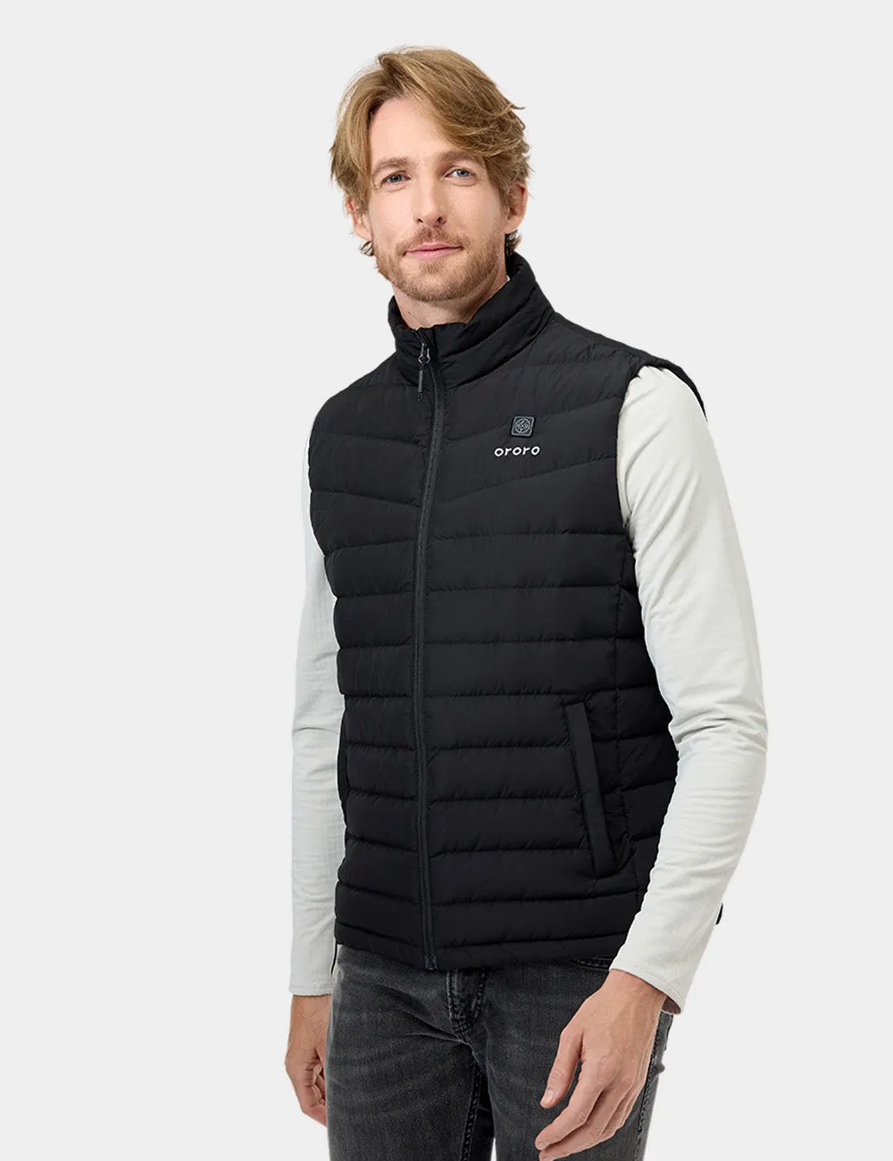 Men's Heated Lightweight Down Vest (Apparel Only)