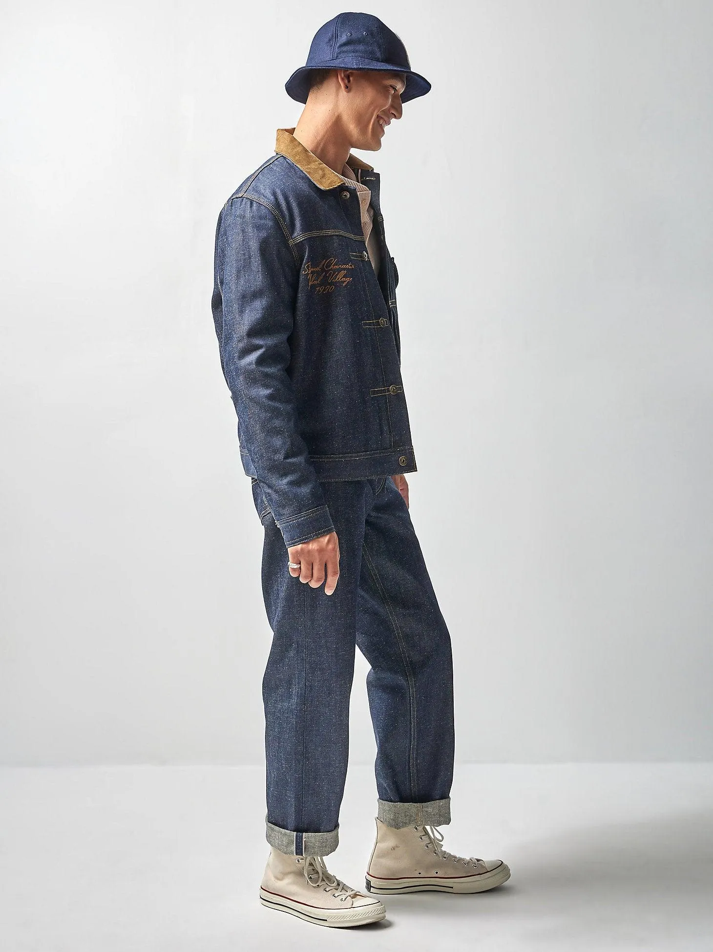 MEN'S LEE X THE BROOKLYN CIRCUS 1930'S Cowboy Jacket in Indigo Selvedge