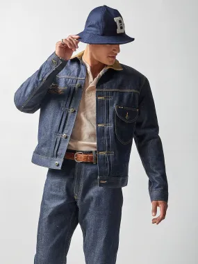 MEN'S LEE X THE BROOKLYN CIRCUS 1930'S Cowboy Jacket in Indigo Selvedge