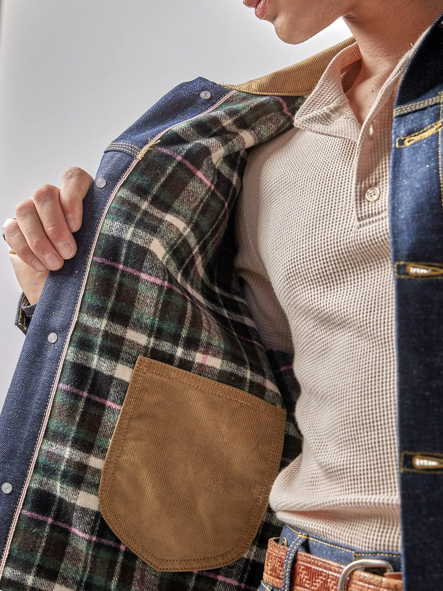 MEN'S LEE X THE BROOKLYN CIRCUS 1930'S Cowboy Jacket in Indigo Selvedge