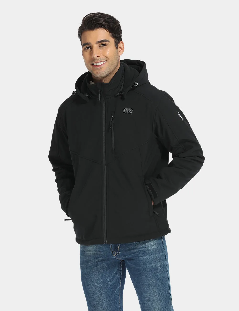 (Open-box) Men's Dual Control Heated Jacket with 5 Heating Zones (Battery Set Not Included)