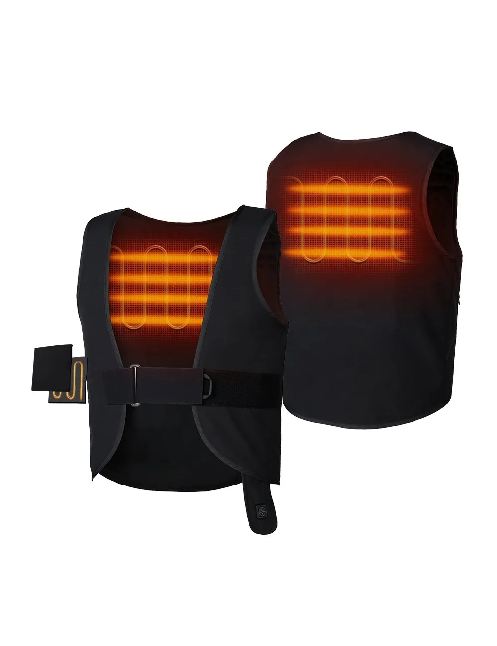 (Open-box) Unisex Adjustable Heated Vest (Battery Set Not Included)