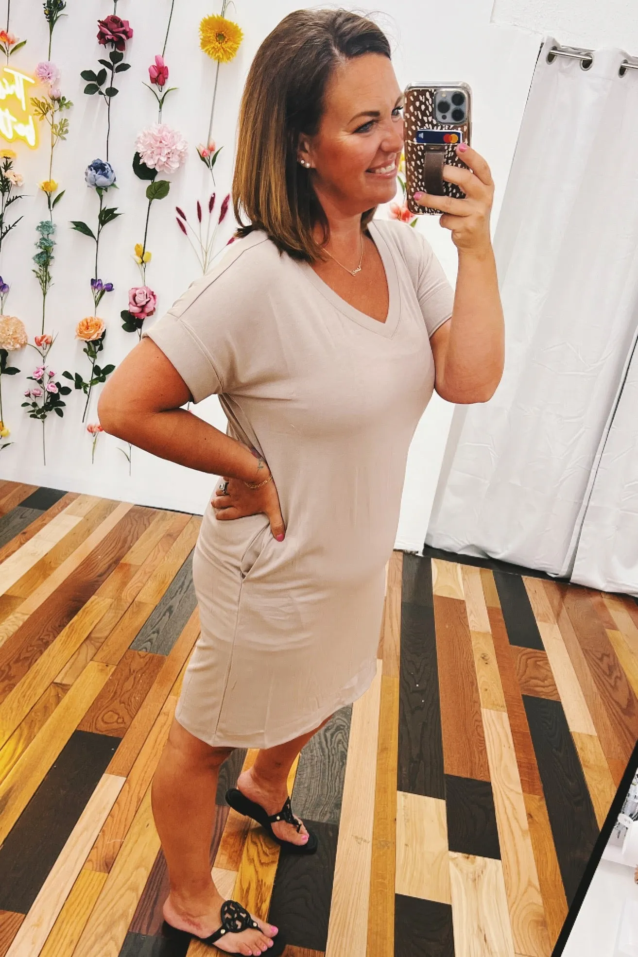 Peggy Short Sleeve Tshirt Dress