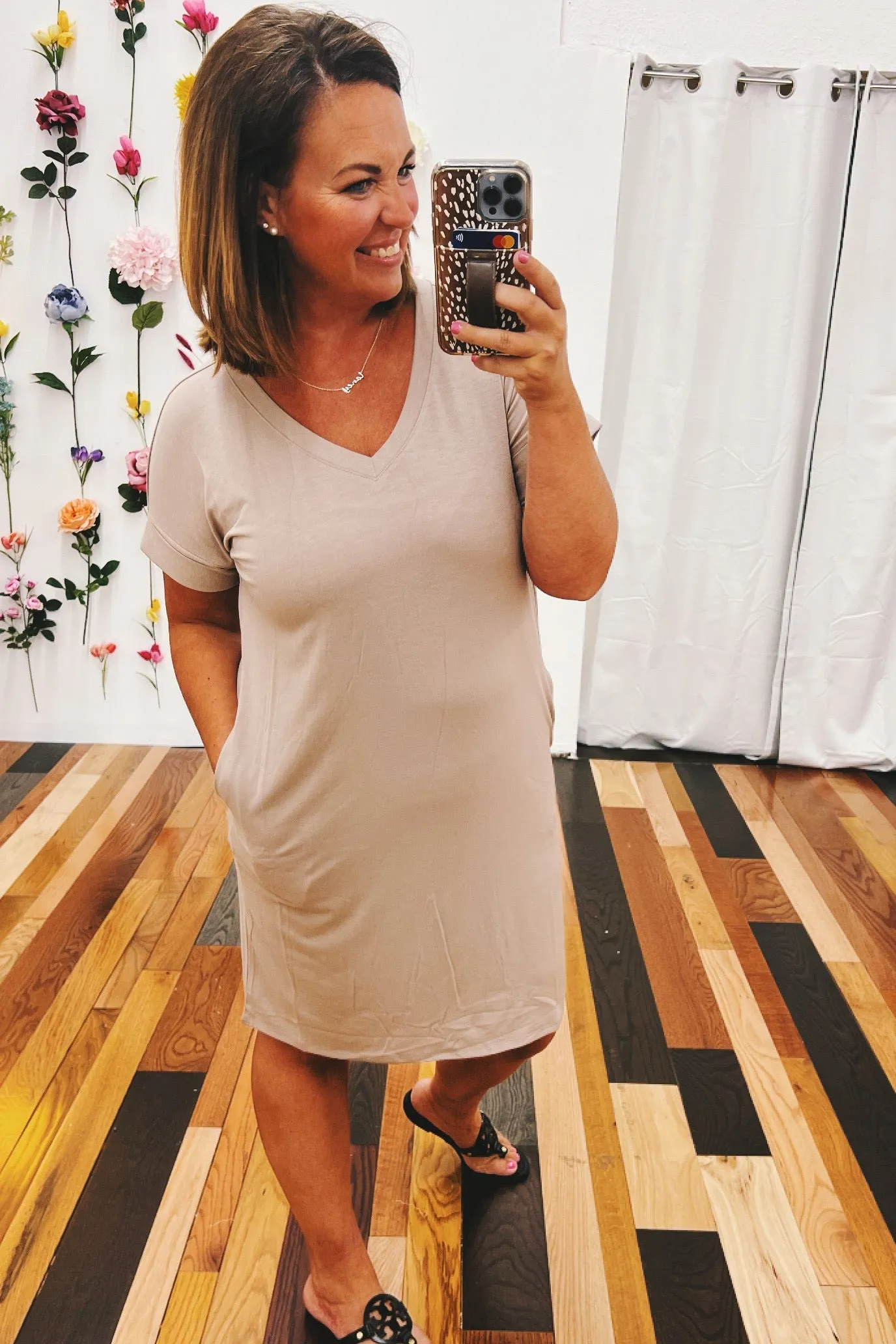 Peggy Short Sleeve Tshirt Dress