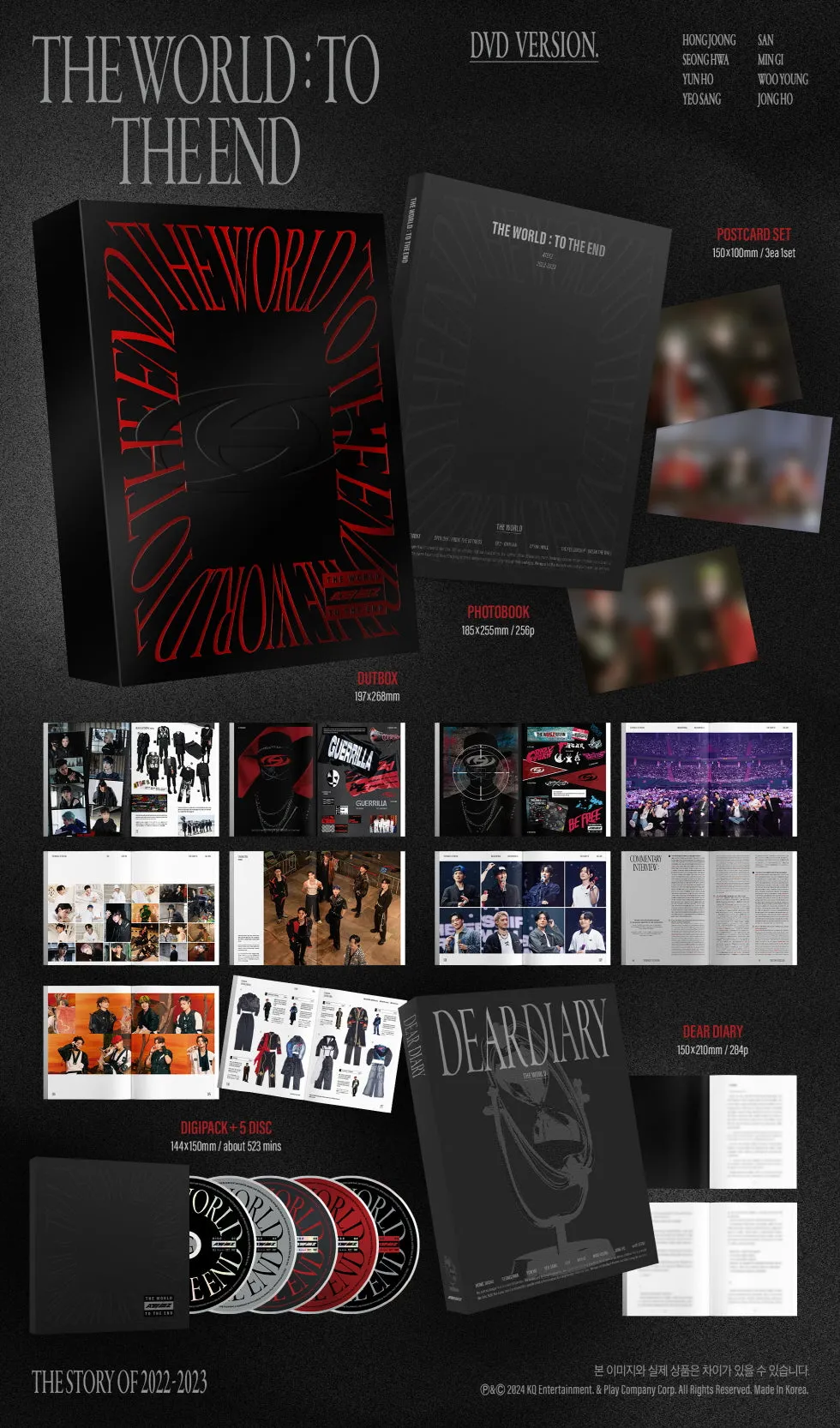 (PRE-ORDER) ATEEZ - [THE WORLD : TO THE END] DVD