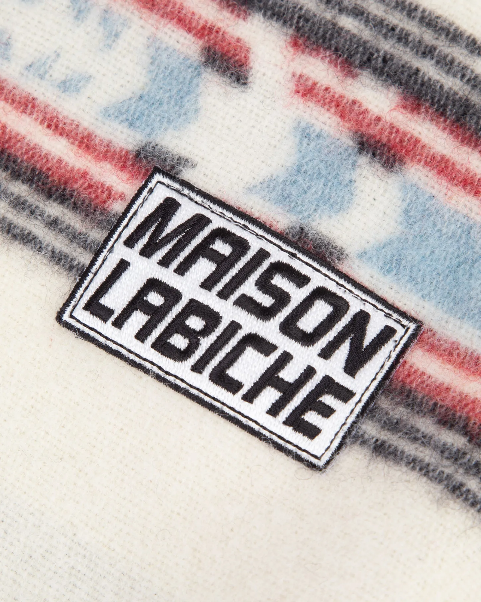 "Patch Maison Labiche" cherubini jacquard wool jacket