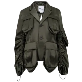 Silk Military Jacket