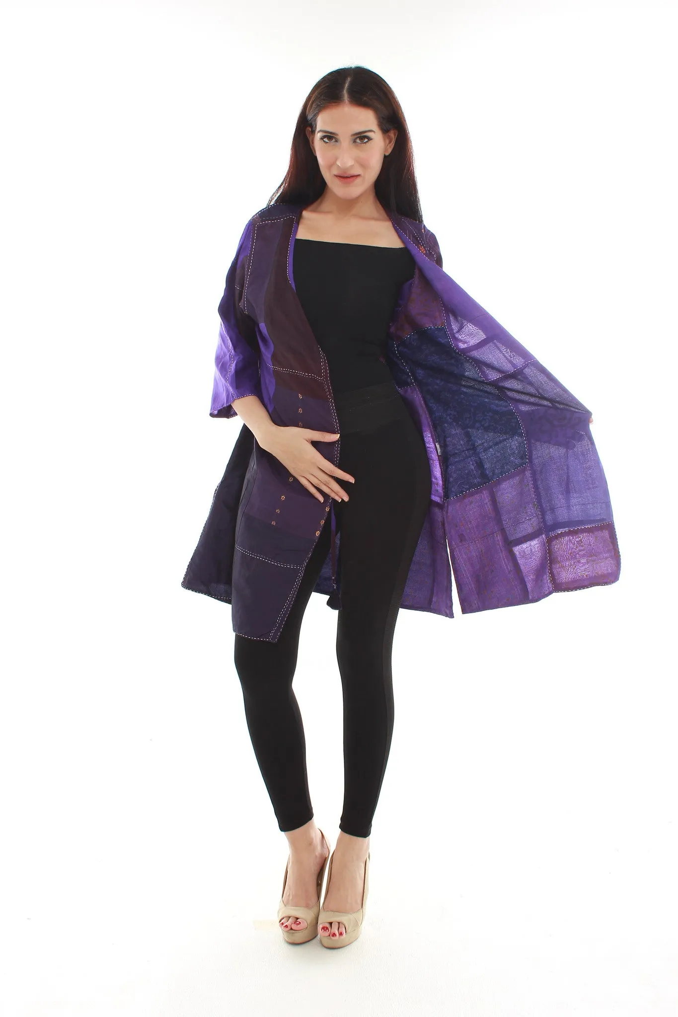 Silk Zen Jacket (Purple)