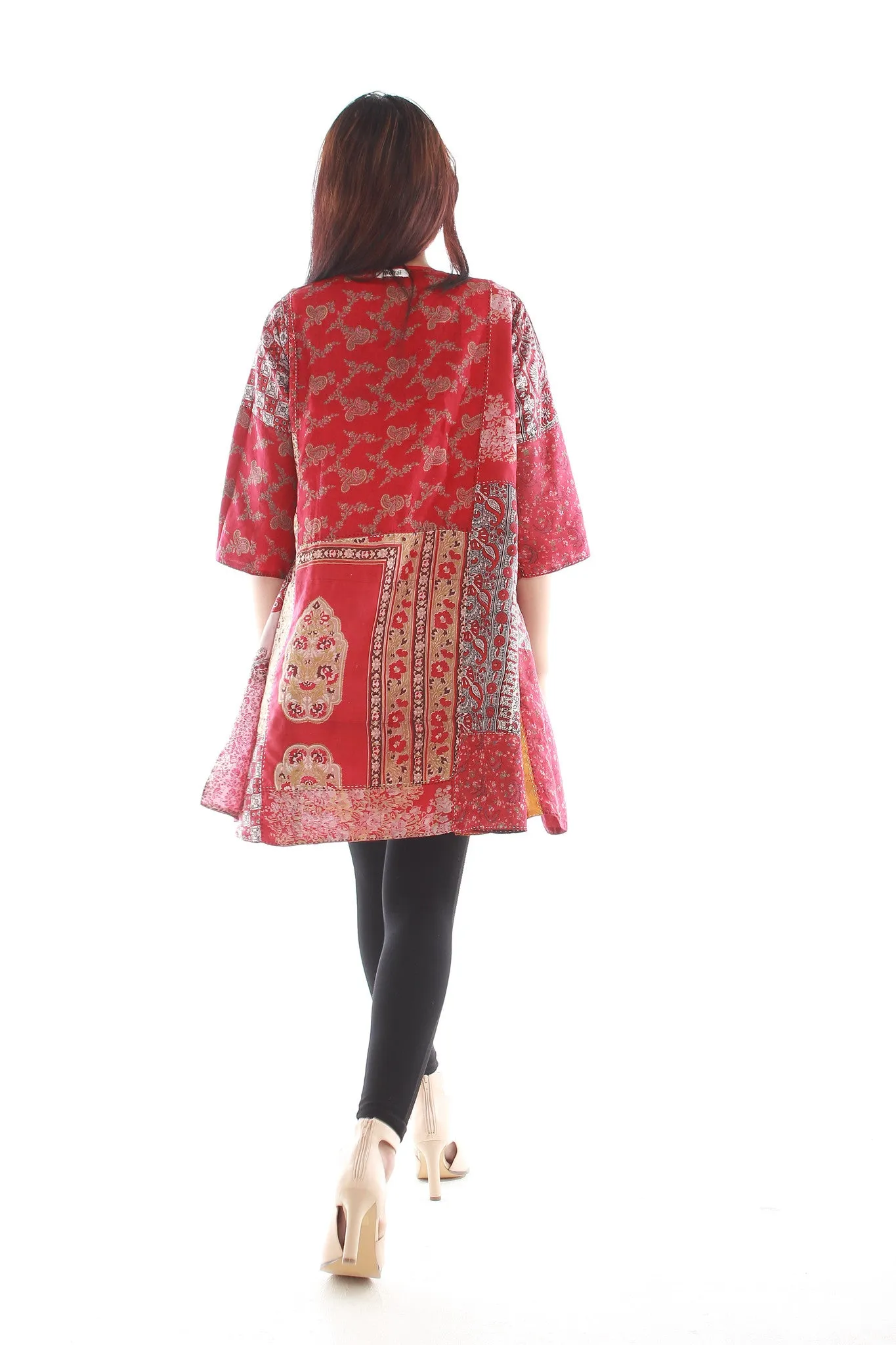 Silk Zen Jacket (Red)