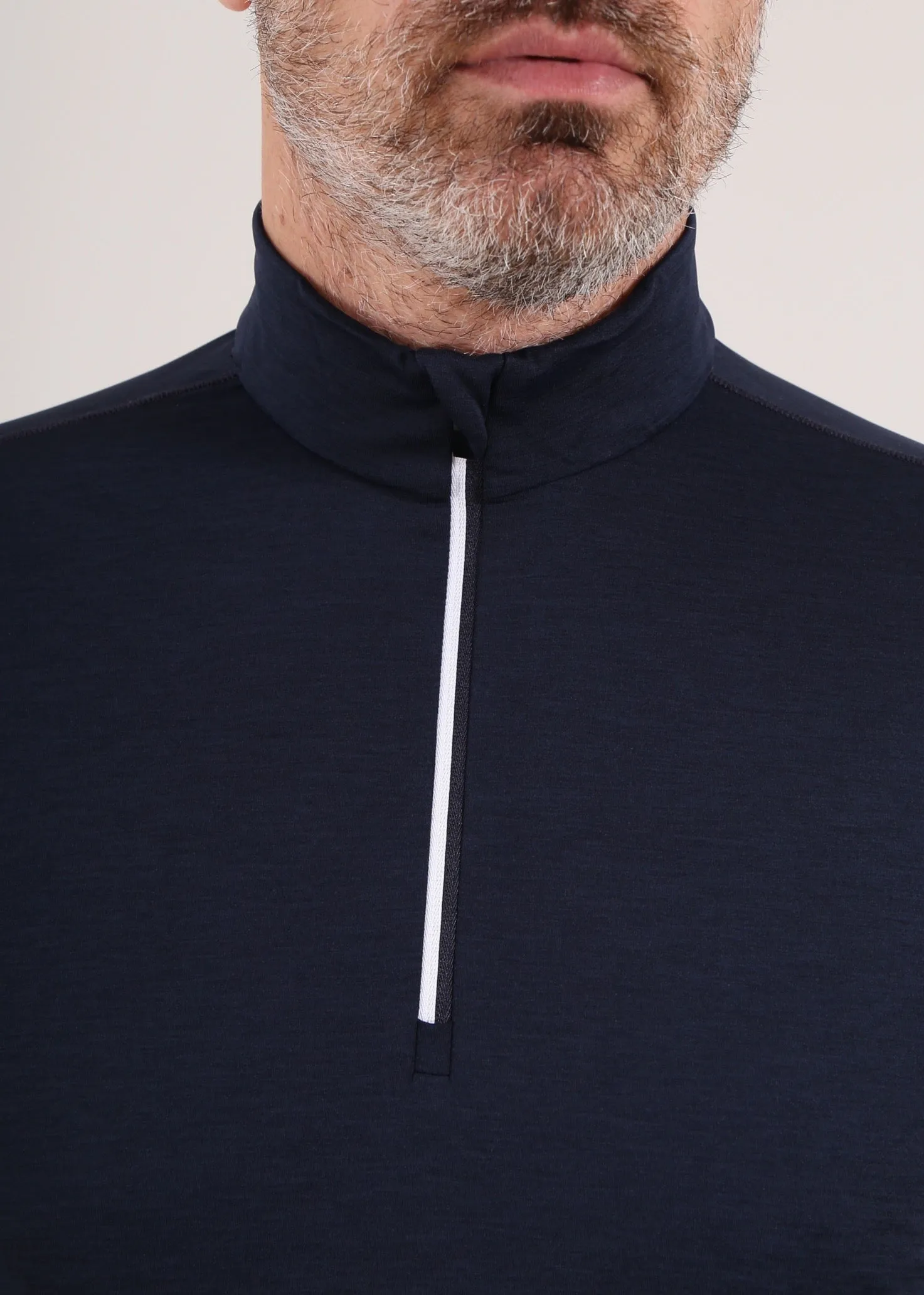 TAKEOFF | SUNBLOCK MELANGE QUARTER ZIP all