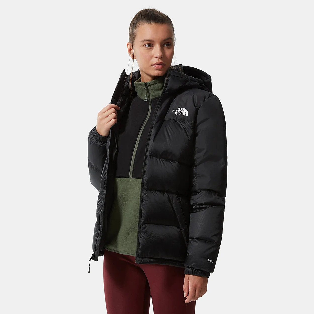 The North Face Diablo women's hooded down jacket NF0A55H4KX7 black