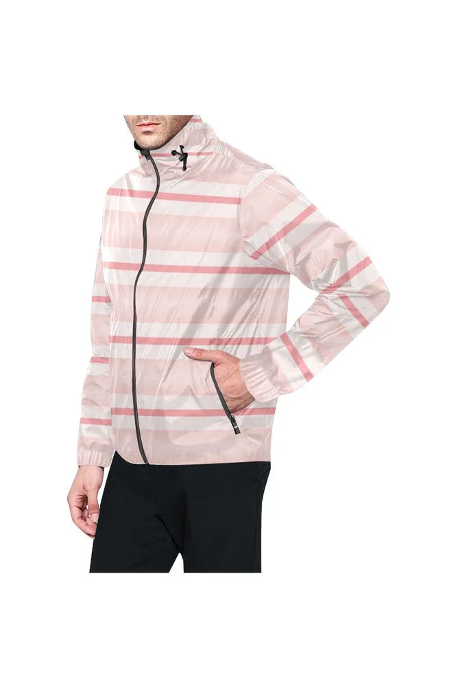 Think PInk All Over Print Windbreaker for Men