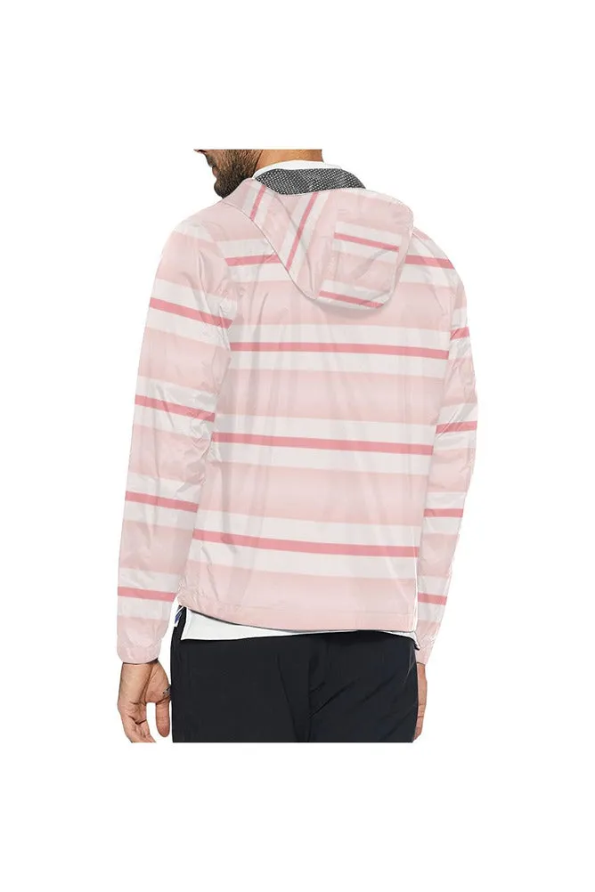 Think PInk All Over Print Windbreaker for Men