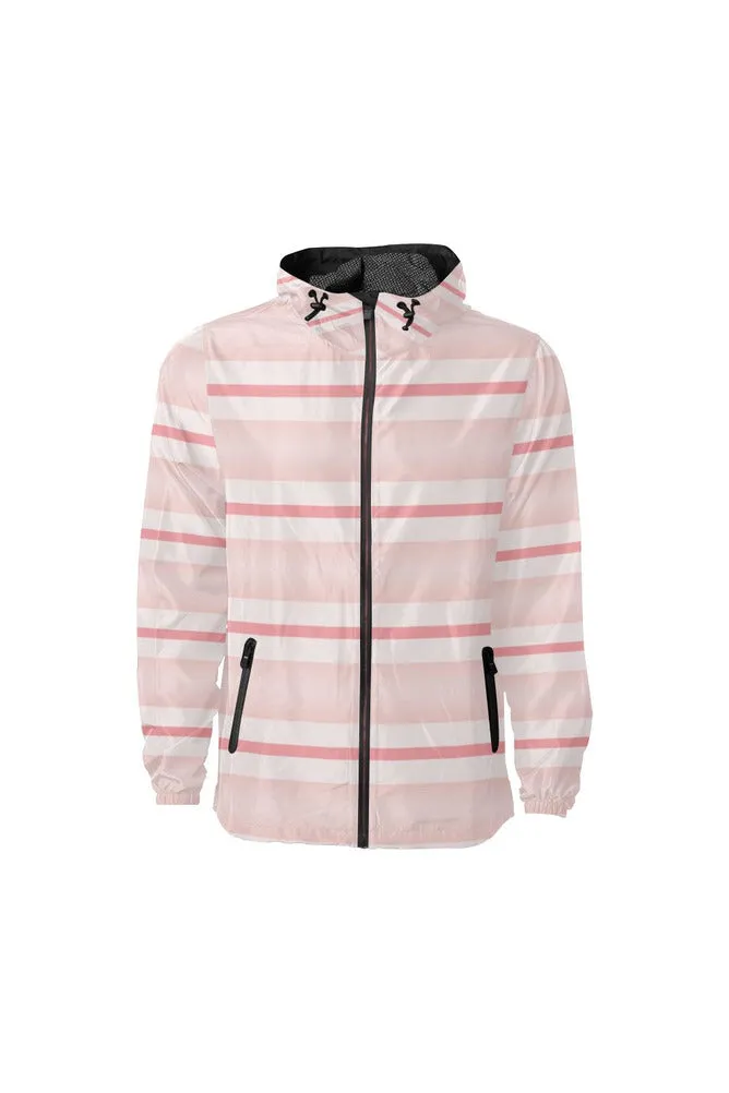 Think PInk All Over Print Windbreaker for Men