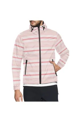 Think PInk All Over Print Windbreaker for Men