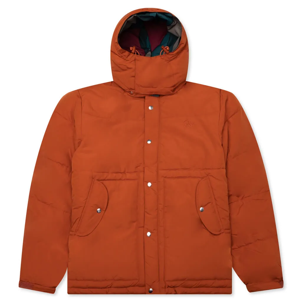 Trees in Wind Puffer Jacket - Sienna Orange