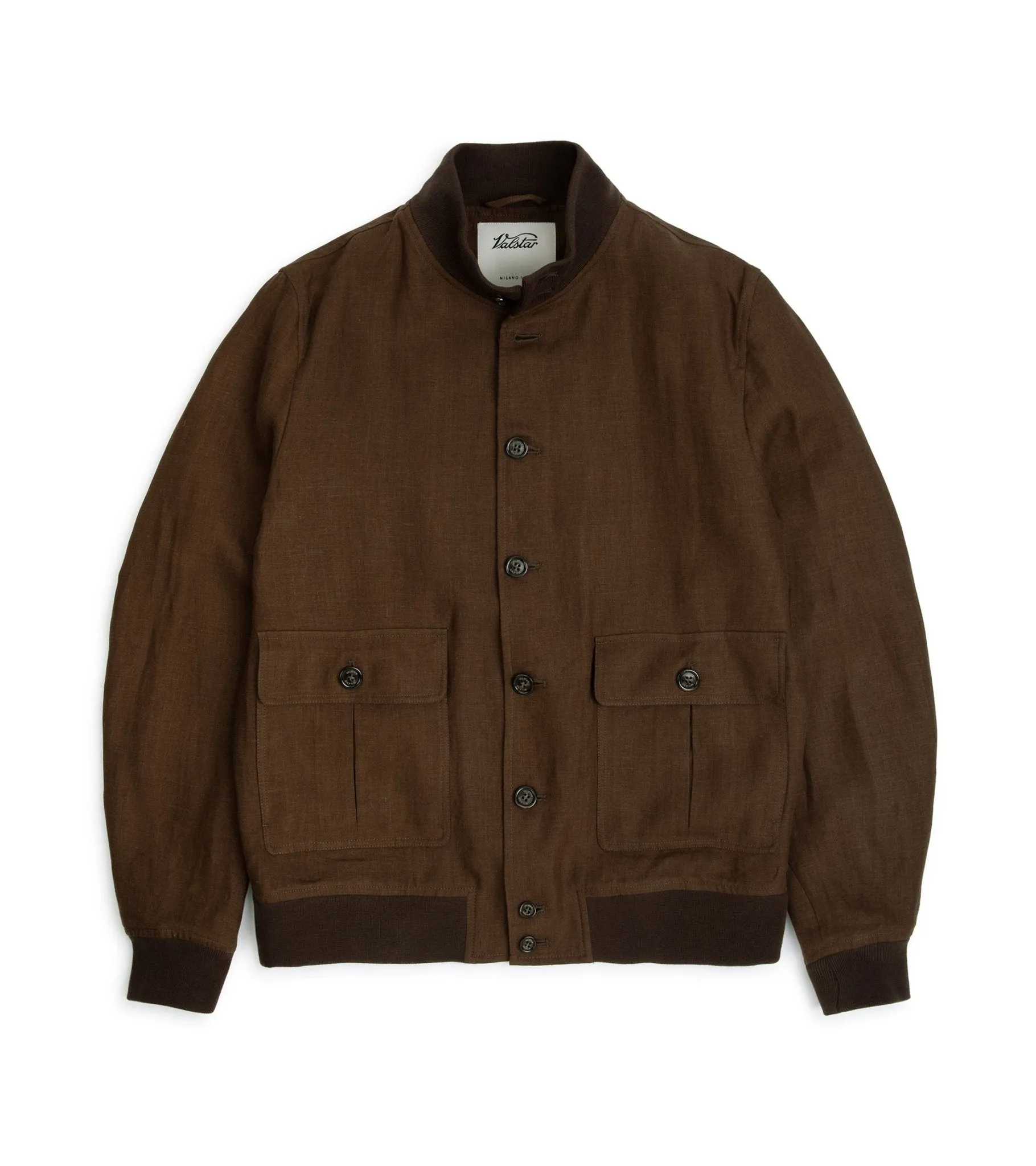 Valstar Linen Valstarino Jacket: Brown