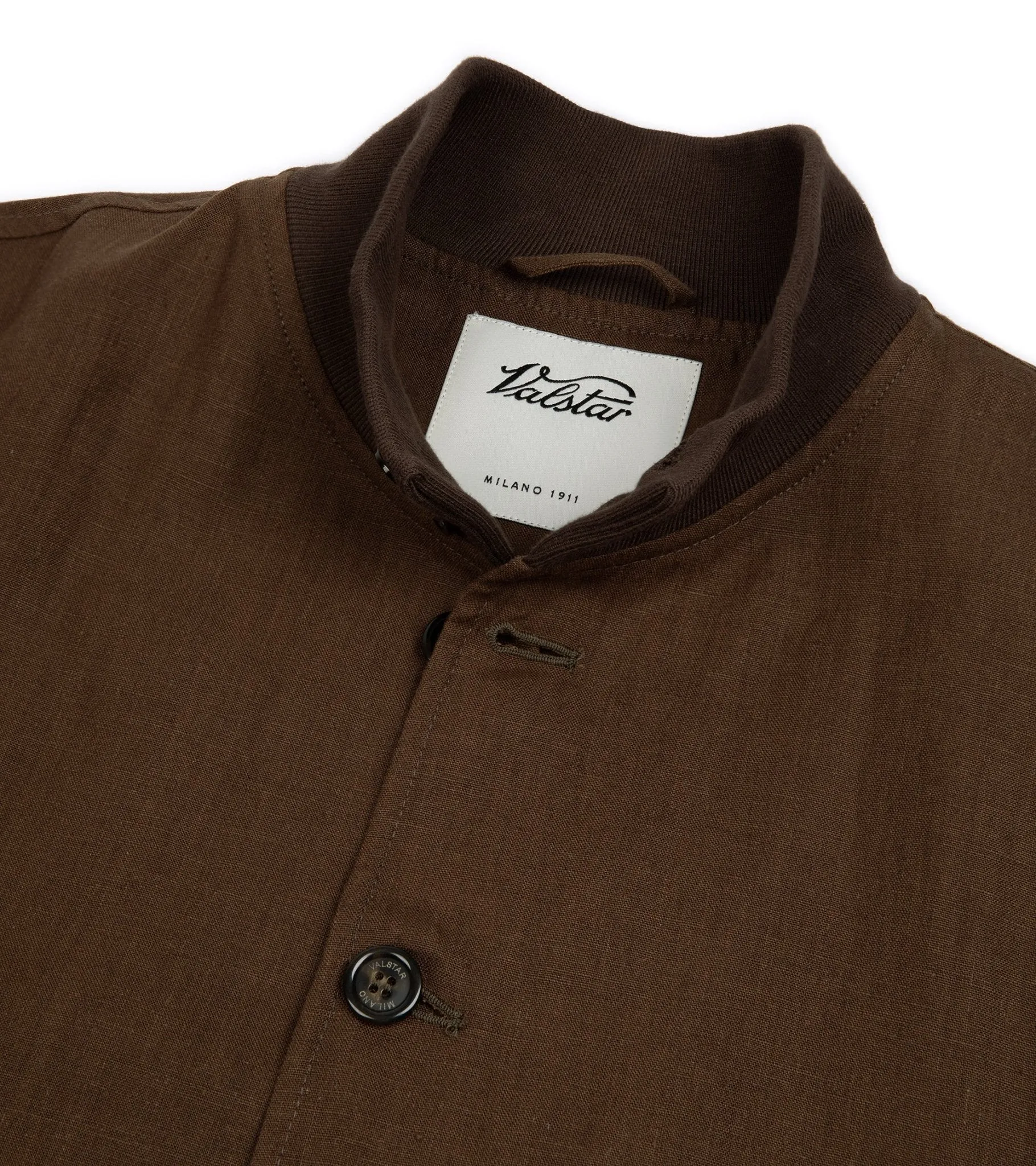 Valstar Linen Valstarino Jacket: Brown