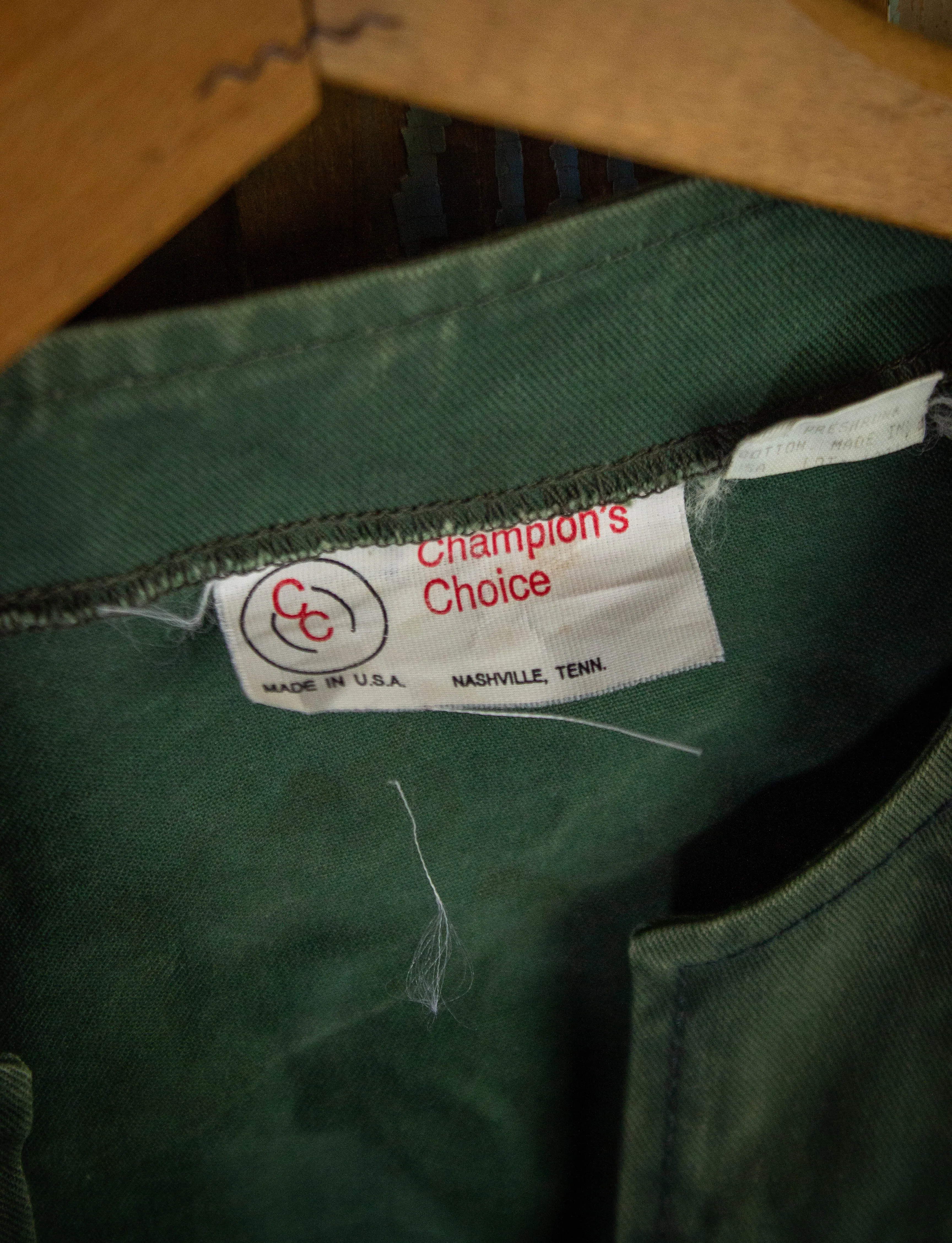 Vintage Champion's Choice Shooting Jacket Olive Green Medium