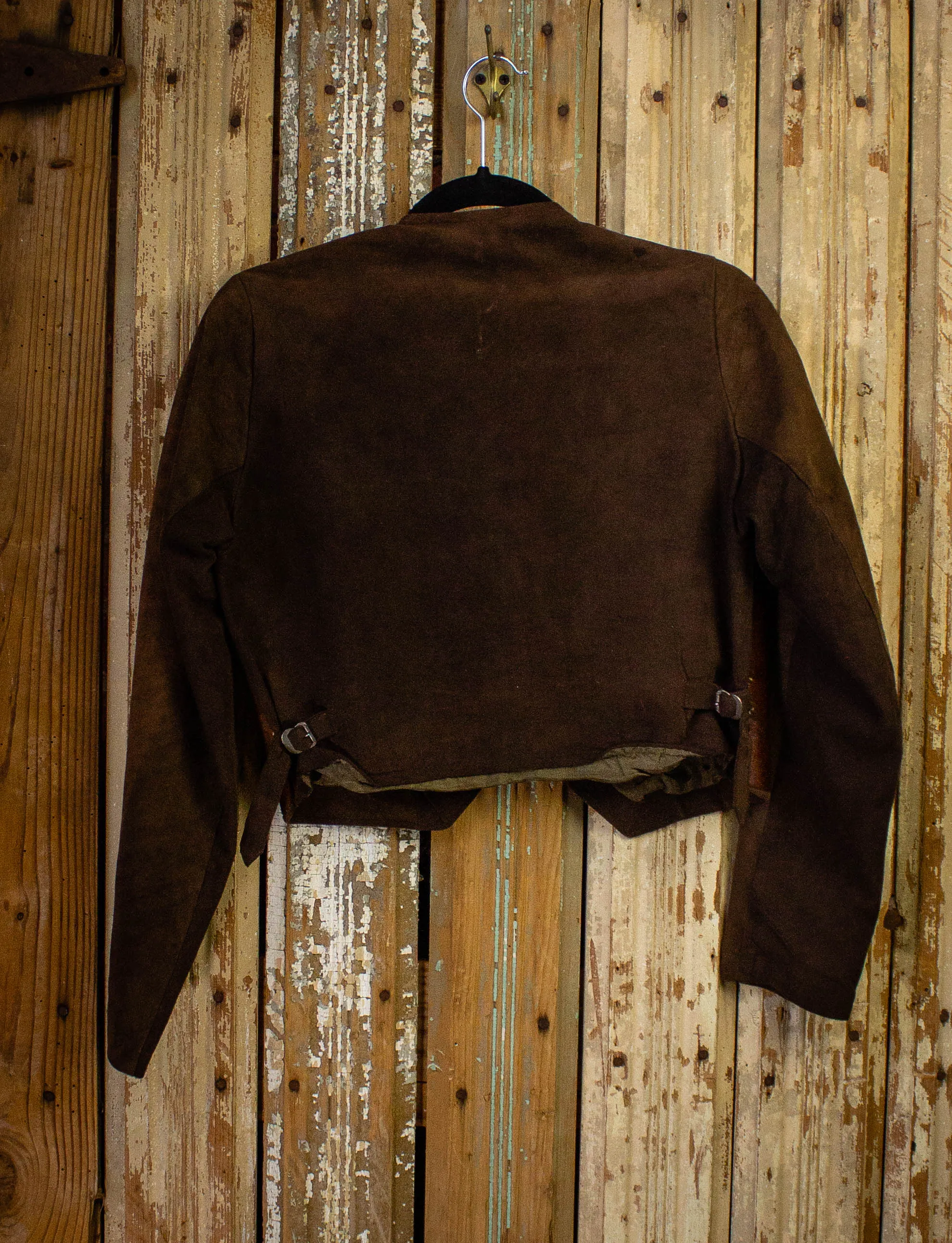 Vintage Cowhide Leather Jacket 1940s S