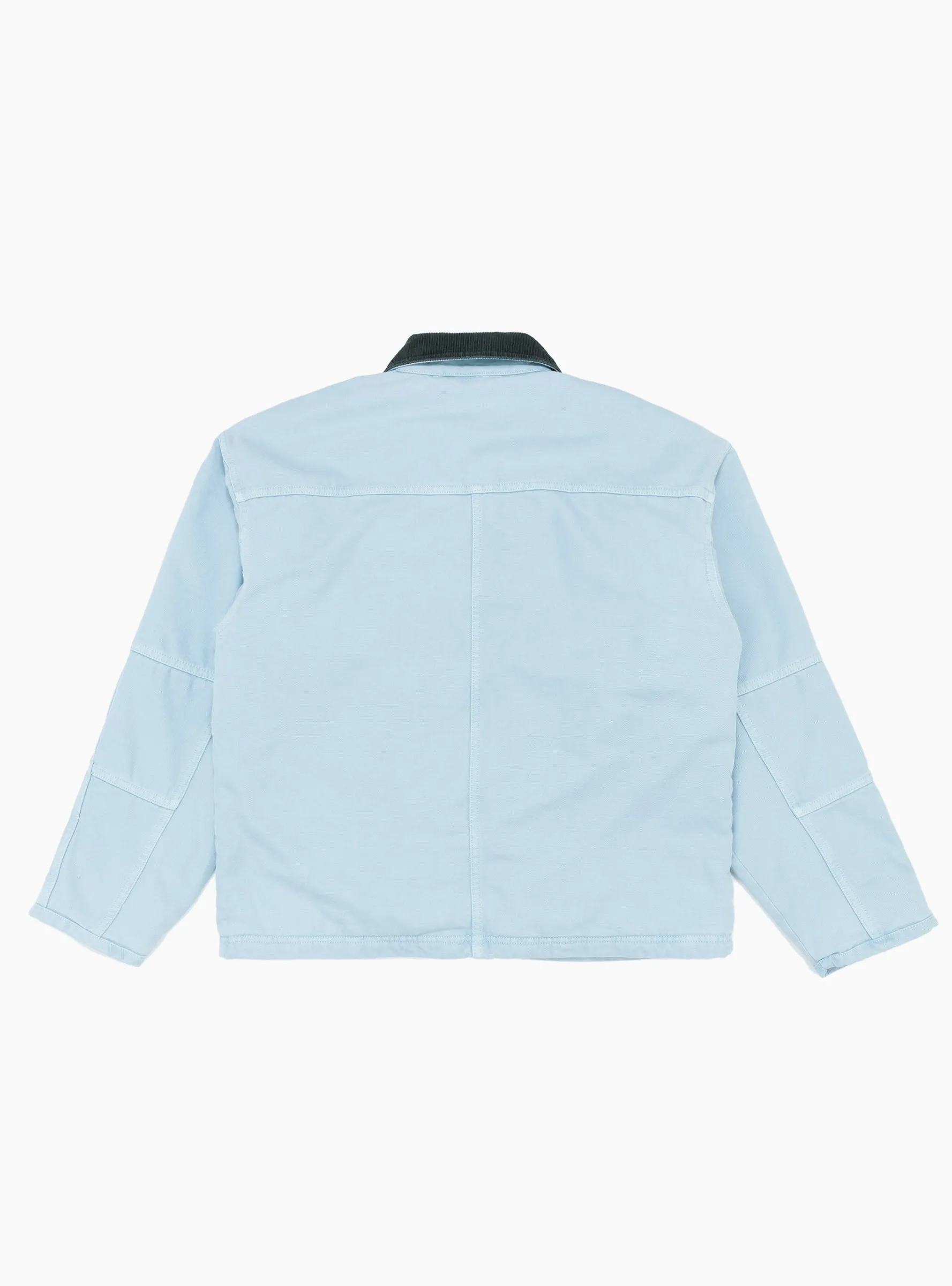 Washed Canvas Shop Jacket Light Blue