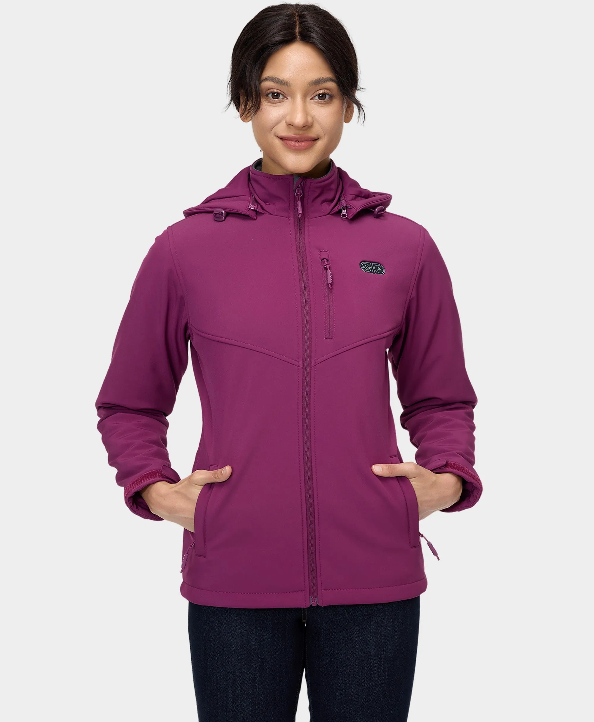 Women's Heated Dual Control Jacket with 5 Heating Zones (Pocket Heating) (Apparel Only)