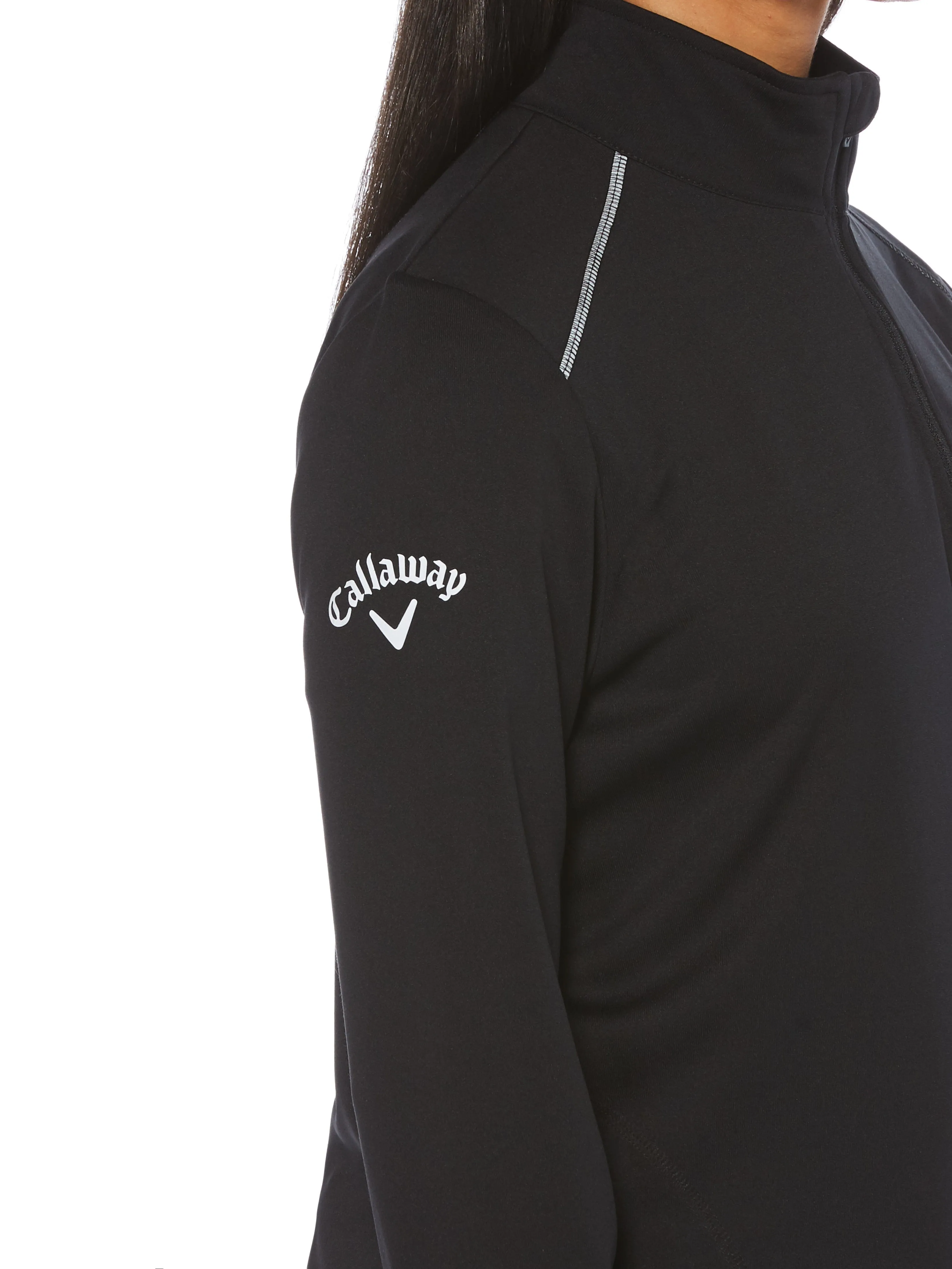 Womens Water Repellent 1/4 Zip Pullover